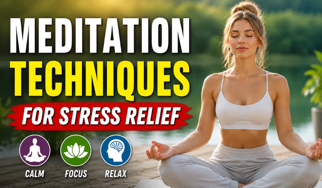 Meditation Techniques For Stress Relief: Calm Your Mind Easily