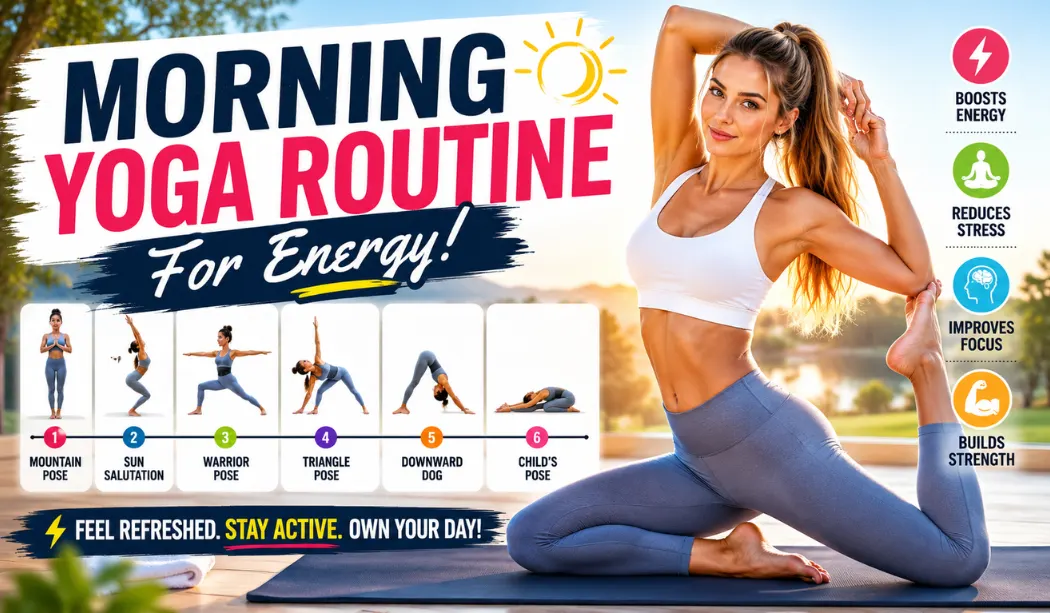 10-Minute Morning Yoga Routine For Energy: Wake Up Naturally