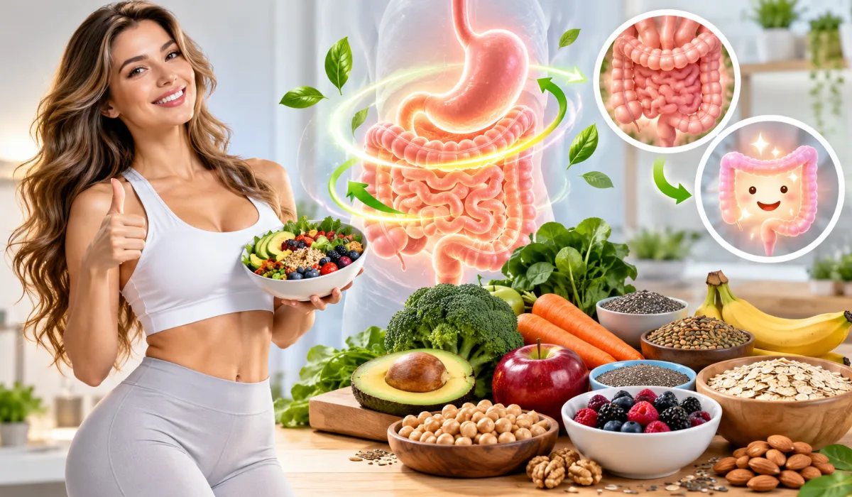 High fiber vegetables and fruits High fiber vegetables and fruits