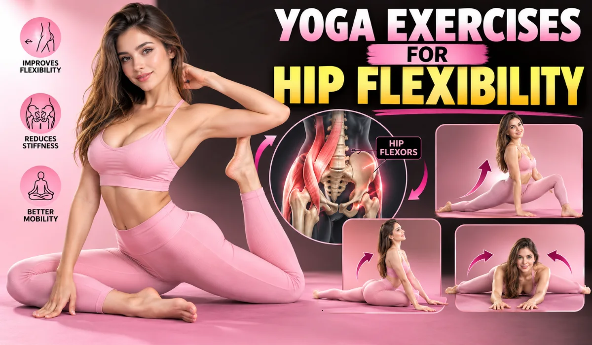 10 Best Yoga Exercises For Hip Flexibility to Relieve Tight Hips
